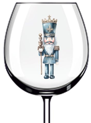 12x Christmas Nutcracker Tumbler Wine Glass Bottle Vinyl Sticker Decals m637