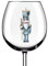 12x Christmas Nutcracker Tumbler Wine Glass Bottle Vinyl Sticker Decals m637