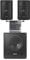 VONYX SMWBA15 Active PA System for Singers with 15 Subwoofer, Twin 8 Passive Speakers, 6-Channel DSP Mixer, Bluetooth & Crossbar Stand - Complete PA Speaker Kit for Live Performances