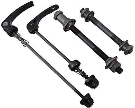 POPETPOP Quick Release Rod Set for Hollow Axle and Bike Skewer Compatible Rear Wheel Hub and Shaft for Bike Maintenance