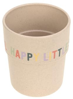 LÄSSIG Kinder Becher Trinkbecher Tasse Kindergeschirr ohne Melamin, BPA-frei, für Spülmaschine und Mikrowelle/Mug Happy Fruits Cherry