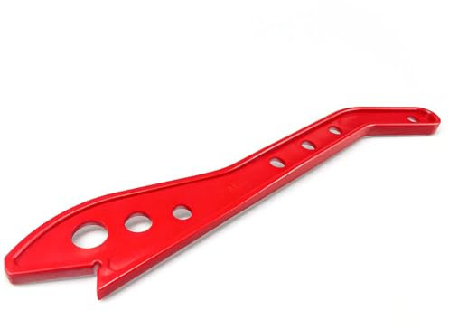 Sega Circolare a Spinta, Robusta e Facile da Usare, Spinta a Bastone, Sicurezza D'uso, Spinta a Spinta per Falegnameria, per Sega da Banco Spingi Legno (Rosso)