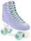 Damen Klassische Retro Rollschuhe | Verstellbare Größe | ABEC7 Kugellager | Lila Türkis Mädchen Classic Roller Skates Inliner Inlineskates | SPOKEY Queenie (39-42)