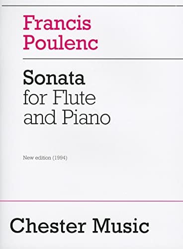 Sonate Flûte (édition 1994) --- Flûte/Piano