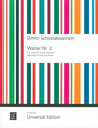 Walzer Nr. 2 aus Suite für Varieté-Orchester: für Flöte und Klavier.