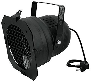 EUROLITE PAR-56 Spot Short mit Stecker sw | PAR-56-Gehäuse, Lieferung mit Kabel + Stecker