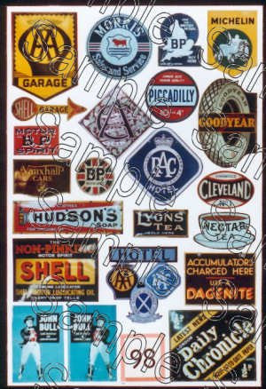 Tiny Signs TSO98 Enamel Advert Signs