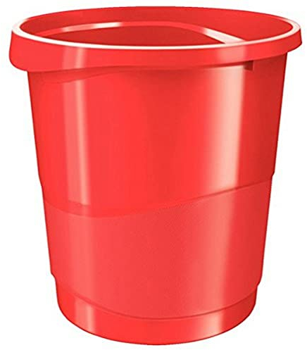 ESSELTE 623947 - Papelera linea EUROPOST color rojo Vivida