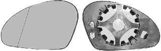 VAN WEZEL 4917837 Spiegelglas Glas Aussenspiegel asphärisch beheizbar links