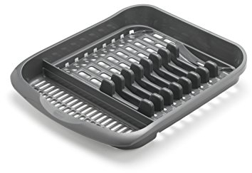 Addis 516229 Plate Dish Draining Rack, Metallic Grey, 1