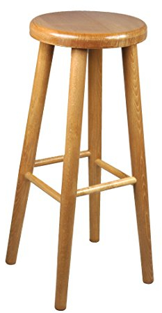 Magnetic Möbel Stück Holz Buche hell Heller Holzhocker Barstuhl Stuhl Barhocker 72 cm (Erle)