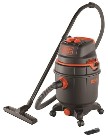 BLACK+DECKER Aspiratore Solidi e Liquidi BXVC30PTDE con Presa Elettroutensili (1600 W, 30 l)