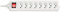 Lindy 73169 Multiprise Suisse 8 prises, avec interrupteur, Blanc