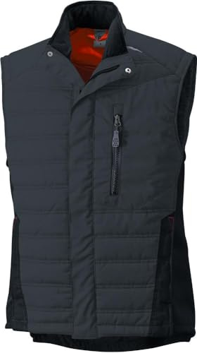 BP 1986-570-56 Thermoweste - Schlanke Silhouette - Stehkragen - Thermofutter - 65% Polyester, 35% Baumwolle - Standard Passform - Größe: S - Farbe: anthrazit