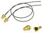 Bingfu WLAN Kabel, 25cm M.2 NGFF Kabel auf RP-SMA Buchse Schottmontage WiFi-Antennenkabel 2-Pack Verlängerungskabel Kompatibel mit Intel Schnittstelle Drahtlose Netzwerkkarte WiFi-Adapter