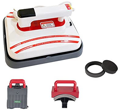 Heat Press Machine 5 in 1 Sublimation Printing 25x30cm for T Shirts, Mug, Hat, Plate, Cap, Mouse Pads with Touchscreen Display Dual-Tube Heating Portable Handheld Heatpress P1210-5