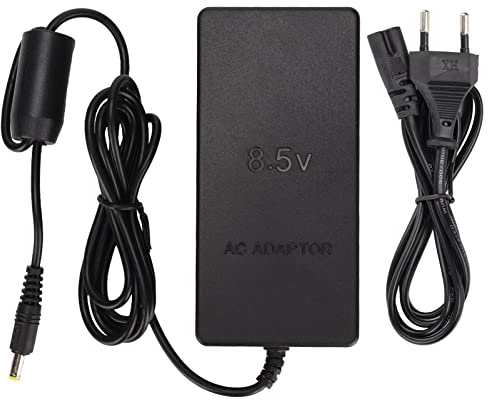 Elprico Netzteil AC Adapter, Robuster Tragbarer Ladeadapter Ersatz für PlayStation2 70000 100-240V(#1)