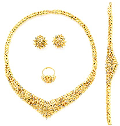 ZLING Neue Dubai Schmuck Sets Halskette/Armband/Ohrringe Äthiopien Eritrea Arabische Frauen Hochzeitsgeschenke Afrikanische Mode