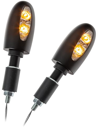 Kellermann Lenkerenden LED Blinker schwarz Paar