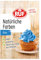 RUF Natürliche Farben Blau, natürliche Lebensmittelfarbe aus Spirulinaextrakt & Agavendicksaft, zum Färben von Teig & Cremes, glutenfrei & vegan, 1x8g