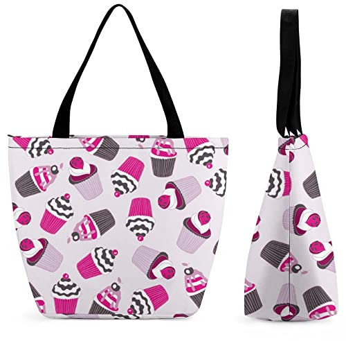 Einkaufstasche Für Frauen Cupcake Handtasche Tote Umhängetasche Satchel Bag Für Damen