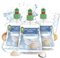 Air Wick Active Fresh – Aeorosolfreier, automatischer Lufterfrischer – Raumduft Meeresbrise – 3 x 228 ml Nachfüller