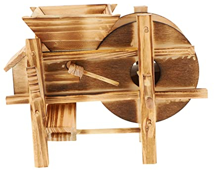 Warmhm 1stk Dekorationen Aus Holz Weihnachtsdorf Lernspielzeug Für Windmühlen Windmühlenspielzeug Aus Holz Bauernhaus-windmühlenstatue Miniatur-weihnachtshaus Im Dorf Weihnachten Geschenk