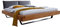 möbelando Massivholzbett >BE-0577< in braun aus Fichte massiv geölt - 2180x38x222 (BxHxT)
