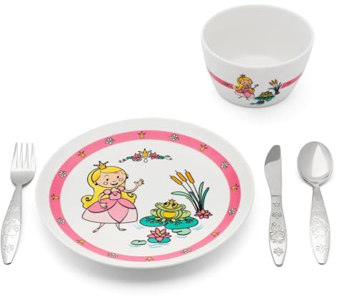 Zilverstad Geschirr-Set 5tlg Prinzessin Porzellan