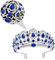 Abaodam High-end-kronen Kopfschmuck Mit Diamanten Braut Schleier Strasssteine Barock-
