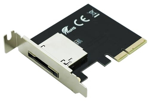 Sintech Low Profile PCI-e 4X CFexpress Memory Card Reader,Compatible with Sony ProGrade Lexar Type B Card