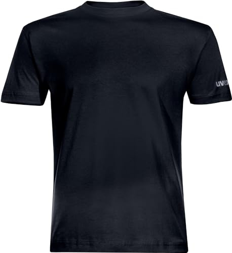 Uvex Basic 88166 Herren-Arbeitsshirt - Schwarze Männer-T-Shirt