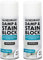 Pro-Kleen Damp & Stain Block Spray Paint Primer White Matt 2 x 500ml - Covers Damp, Mould, Grease, Nicotine & Rust Stains - for Walls & Ceilings - Leaves a Waterproof Barrier