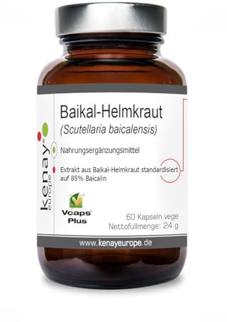 Baikal-Helmkraut Scutellaria baicalensis 60 Kapseln vegan Nahrungsergänzungsmittel