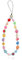 IBXWMNG Cordon de téléphone portable - Chaîne anti-perte avec pendentif visage souriant, fleurs et fruits en acrylique， Rendez votre téléphone plus stylé et facile à porter