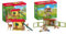 SCHLEICH 42658 Fütterung der Waldtiere, ab 3 Jahren, Farm World - Spielset, 39 Teile & 42420 Farm World Kaninchenstall, 16 Teile Spielset mit 3 Kaninchen Tierfiguren
