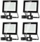 Aigostar Foco LED con Sensor Movimiento 50W,4300LM Super Brillo Focos LED Exterior IP65 Impermeable,Blanco Frío 6500K Proyector Led Exterior,Perfectas para Jardín,Garaje,Patio,paquete de 4