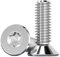 M3 M4 M5 M6 M8 M10 Tornillo de cabeza plana Tornillo Torx de cabeza avellanada de acero inoxidable 316, 10 piezas, M10x50
