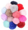 Baluue 30pcs Elastic Hair Ties Plush Ball Hair Rope for Girls Women Colleagues