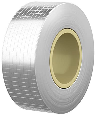 YRthongXy Waterproof Sealing Tape, Outdoor Waterproof Tape, Butyl Rubber Aluminum Foil Tape, Permanent Leak Proof All Weather Patch for Plastic, Roof, Pipe, Awning Sail, Window Boat Sealing(W 5CM)