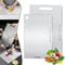 2 Pièces Planche à découper en titane,304 Planche À Découper En Acier Inoxydabl,planche à découper double face de qualité alimentaire,anti moisissure,Pour couper la viande,les légumes,les fruits