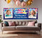 FLAGLY Geburtstagsbanner personalisiert mit Bildern und Texten, verschiedene Designs & Größen mit Ösen + Aufhängung - Happy Birthday Banner, Banner Geburtstag, Geburtstagsdeko (Motiv 1)