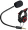 Qianeffort Headset mit Mikrofon, Ersatz-Mikrofon, 3,5-mm-Mikrofon-Headset, Ersatz-Mikrofon für Headset, externes Mikrofon, 3,5 mm Boom abnehmbar, Mikrofon-Spiel-Mikrofon für jeden kabellosen Kopfhörer