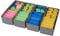 Withosent 4er Set HEMNES Doppelorganizer für Kommode, Wickeltisch, Kleiderschrank Organizer, Schubladen, Ordnungssystem für Wickelutensilien, Kinderkleidung, Socken, BH, Unterwäsche