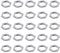 25x Sechskantmuttern M10x1 nach ISO-Feingewinde DIN 13-5, SW12, Höhe 3mm, Schlüsselmutter Gewindemutter für for Screws, Threaded Bolts, Furniture, Machines