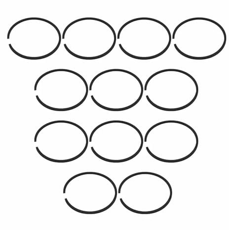 12 pezzi 38 mm x 1,2 mm anelli pistone for motosega STIHL MS180 018 MS 180 pezzi di ricambio for 1130 034 3002