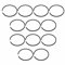 12 pezzi 38 mm x 1,2 mm anelli pistone for motosega STIHL MS180 018 MS 180 pezzi di ricambio for 1130 034 3002