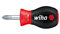 Wiha Schraubendreher Set SoftFinish® Phillips mit kurzer Rundklinge, Stubby (26970) PH3 x 25 mm ergonomischer Griff für kraftvolles Drehen, Allrounder für Industrie und Handwerk