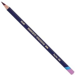 Derwent Inktense Permanent Watercolour Single Pencil, Deep Rose (0710), 4mm Premium Core Strength, Water-Soluble, Ideal for Drawing, Colouring & Painting on Paper & Fabric, Professional Quality (2301865)