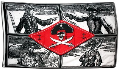 Flagge Pirat Chief - 90 x 150 cm